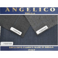 Itália famosa marca ANGELICO lã penteada tecido xadrez para terno